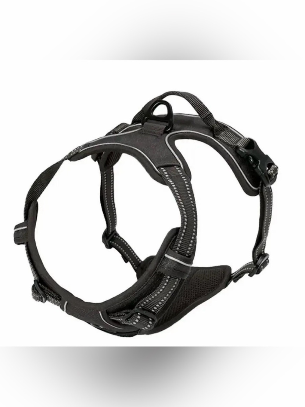 rabbitgoo Dog Harness with 2 Leash Clips No-Pull Reflective Vest for Medium Dogs